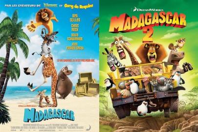 Bannière de la saga Madagascar